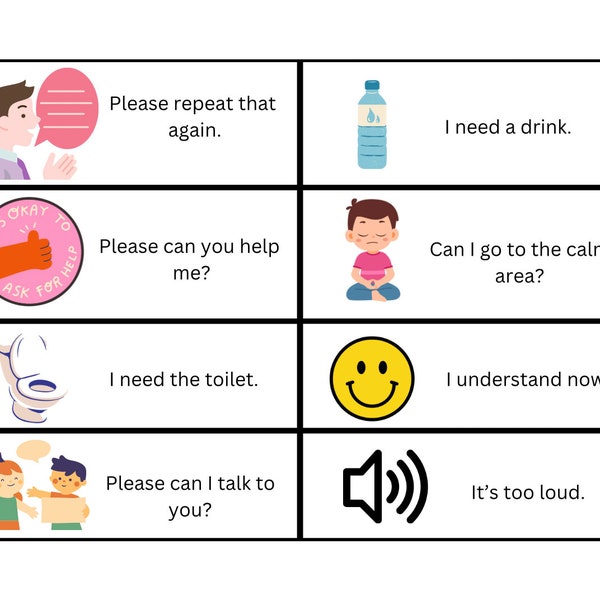 Table Visual Communication Printable Sheet