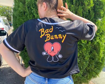 Bad Bunny Baseball Jersey Shirt BBNJS01