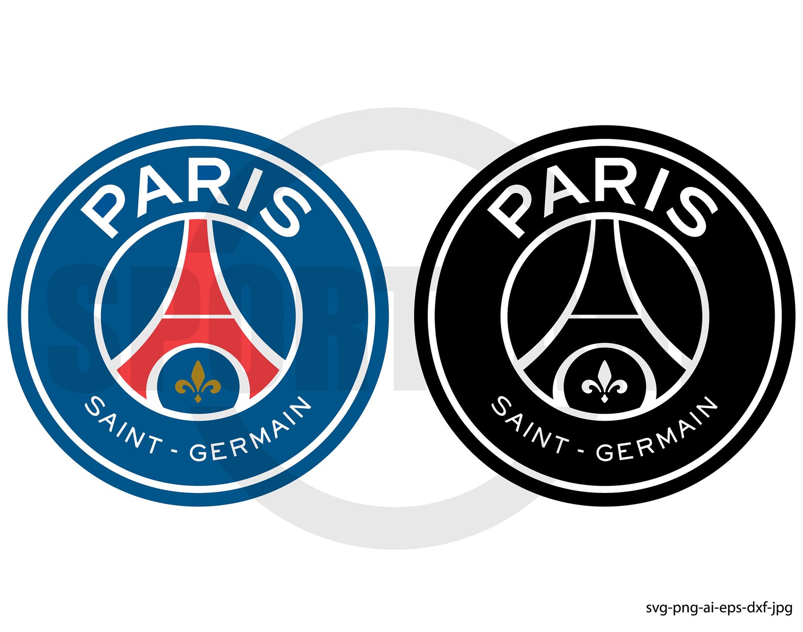 PSG . Silhouette INSTANT DOWNLOAD Svg-png-eps-dxf-ai-jpg - Etsy Ireland