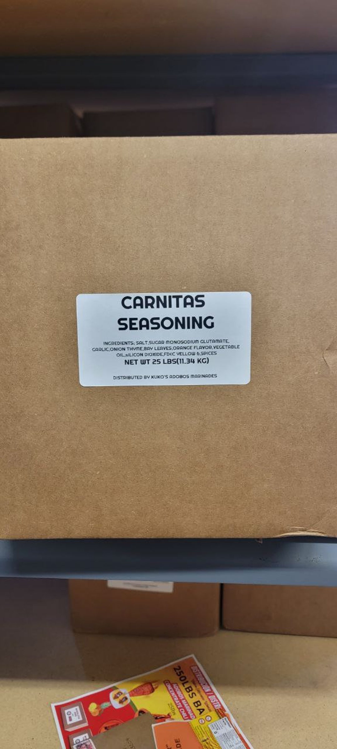 Carnitas Pulled Pork Sazonador Seasoning 25lbs Food Business Etsy