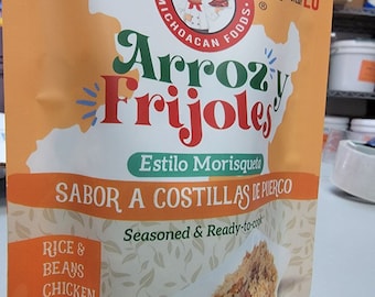 Kuko's Arroz y Frijoles: Pork Flavor Rice & Beans (8 oz)