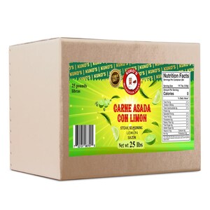 Carne asada con limón sazonador steak meat with lemon spice seasonings 25lbs restaurant commercial grade