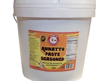 achiote annatto paste marinade 20lbs commercial use restaurant food service