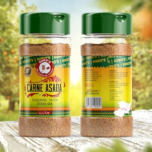 5 oz. Carne asada steak spice Rub seasoning delicious authentic Latin flavors use on any meat or vegan recipes