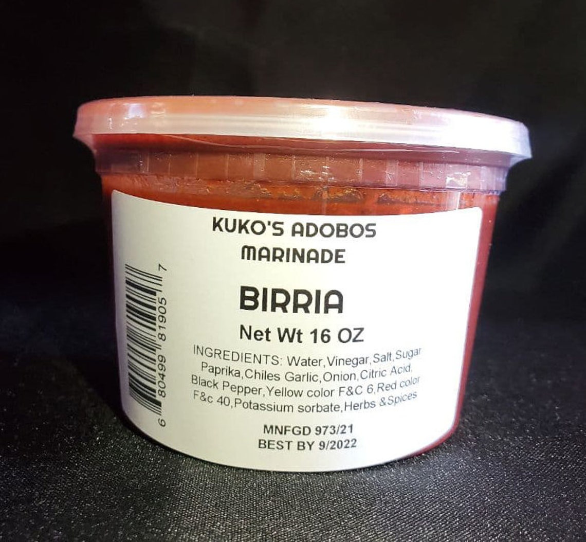 Birria Adobo Marinade Sauce Chili Paste Delicious Authentic Etsy