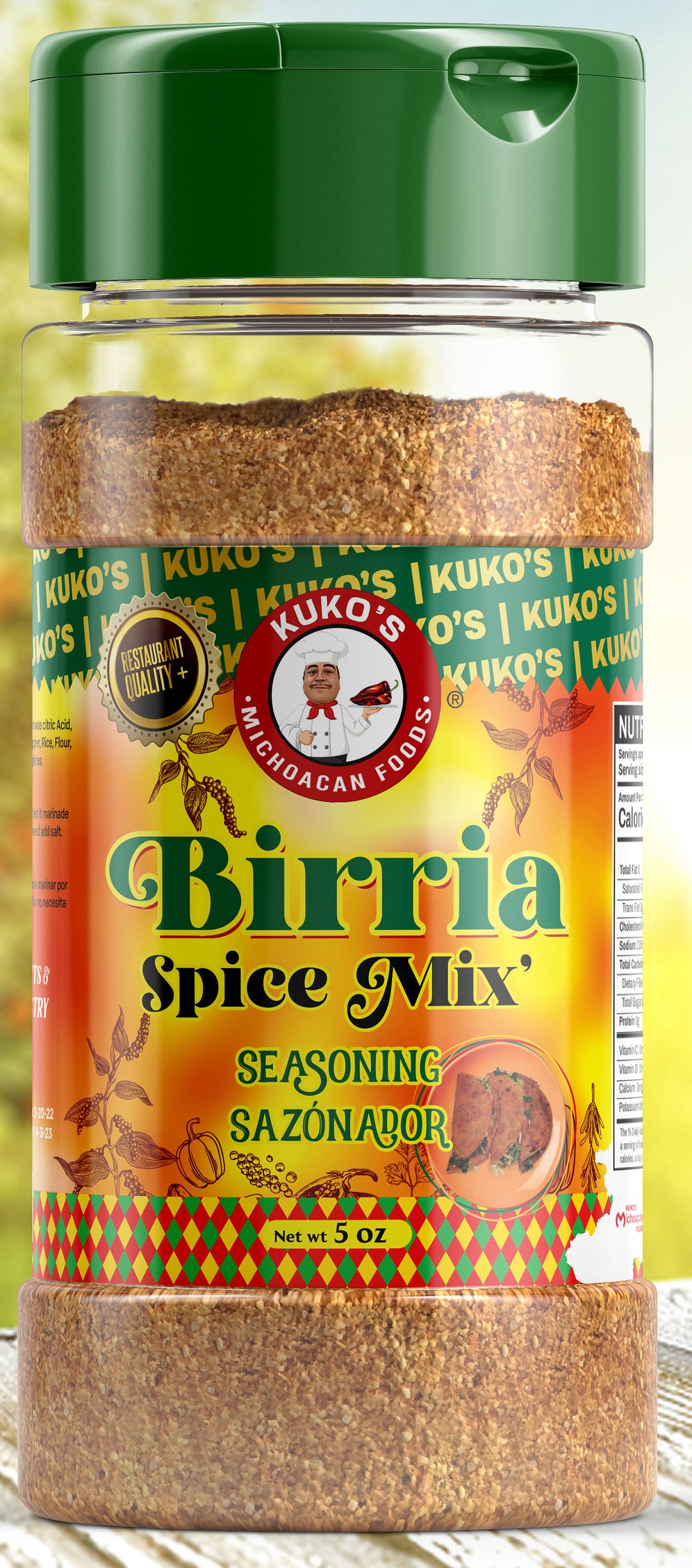 Birria Spice Mix Seasoning 5oz for All Your Coocking Grilling Needs BBQ