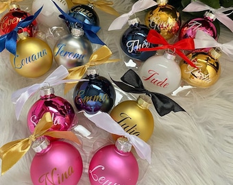 Bola de Navidad personalizada, bola de árbol de Navidad, accesorio de árbol de Navidad, bola de Navidad, Navidad personalizada