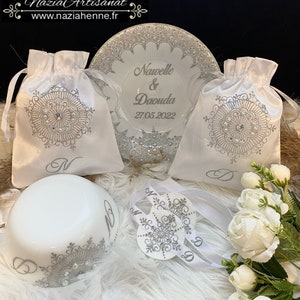 L’ensemble Personnalisé pour le mariage, cadeau, cadeau personnalisé, idée cadeaux , cadeau mariage, cadeau oriental, cadeau femme