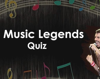 Music Legends Quiz – 60 Questions Trivia (PowerPoint & Paper Pack Download)