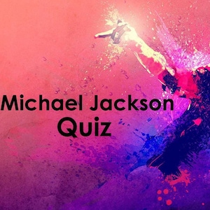 Michael Jackson Quiz - Virtual Powerpoint Quiz for Zoom & Paper Pack Quiz Download - Trivia - INSTANT DOWNLOAD - 30 Questions