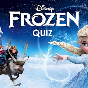Frozen Quiz - Virtual Powerpoint Quiz for Zoom & Paper Pack Quiz Download - Trivia - INSTANT DOWNLOAD - 40 Questions