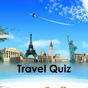 Travel Quiz 1 - Virtual Powerpoint Quiz for Zoom & Paper Pack Quiz Download - Trivia - INSTANT DOWNLOAD - 60 Questions