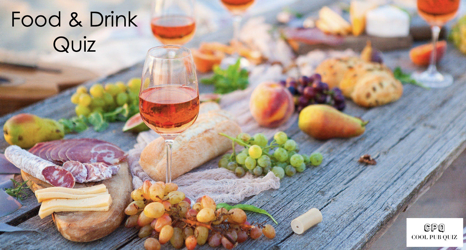 Food and Drink Quiz Virtual Powerpoint Quiz for Zoom & Paper Pack Quiz