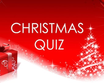 Christmas Quiz 1 - Virtual Powerpoint Quiz for Zoom & Paper Pack Quiz Download - Trivia - INSTANT DOWNLOAD - 60 Questions
