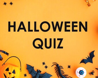 Halloween Quiz – Virtual PowerPoint & Paper Pack Trivia (Instant Download)
