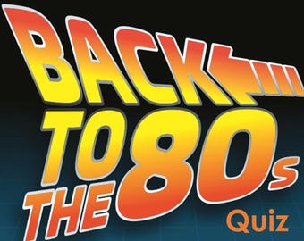 80&#39;s Quiz - Virtual Powerpoint Quiz for Zoom & Paper Pack Quiz Download - Trivia - INSTANT DOWNLOAD - 60 Questions