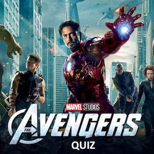 Avengers Quiz - Virtual Powerpoint Quiz for Zoom & Paper Pack Quiz Download - Trivia - INSTANT DOWNLOAD - 60 Questions
