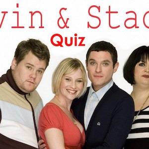 Gavin and Stacey Quiz 1 - Virtual Powerpoint Quiz for Zoom & Paper Pack Quiz Download - Trivia - INSTANT DOWNLOAD - 40 Questions