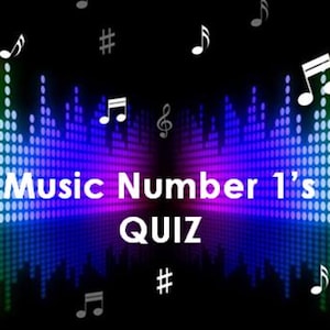 Music No 1&#39;s Quiz - Virtual Powerpoint Quiz for Zoom & Paper Pack Quiz Download - Trivia - INSTANT DOWNLOAD - 60 Questions