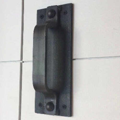 Industrial Barn Door Handle and Pull Matte Black Barn Door Etsy