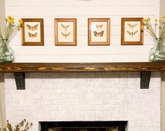 Handmade Steel Shelf Bracket, Heavy Duty Mantel Support