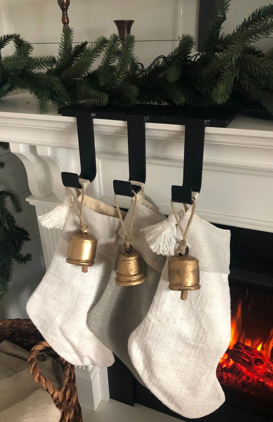 Christmas Stocking Holder Mantel Stocking Holder Mantel - Etsy UK