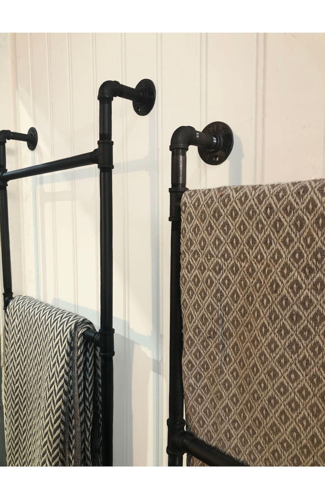 Blanket Ladder Towel Rack Wall Mounted Ladder Wall Mounted Etsy