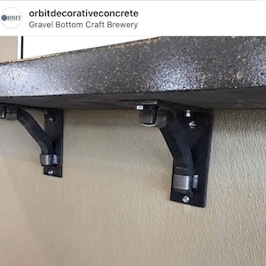 Handmade Heavy Duty Iron Shelf Bracket, Rustic Industrial Decor