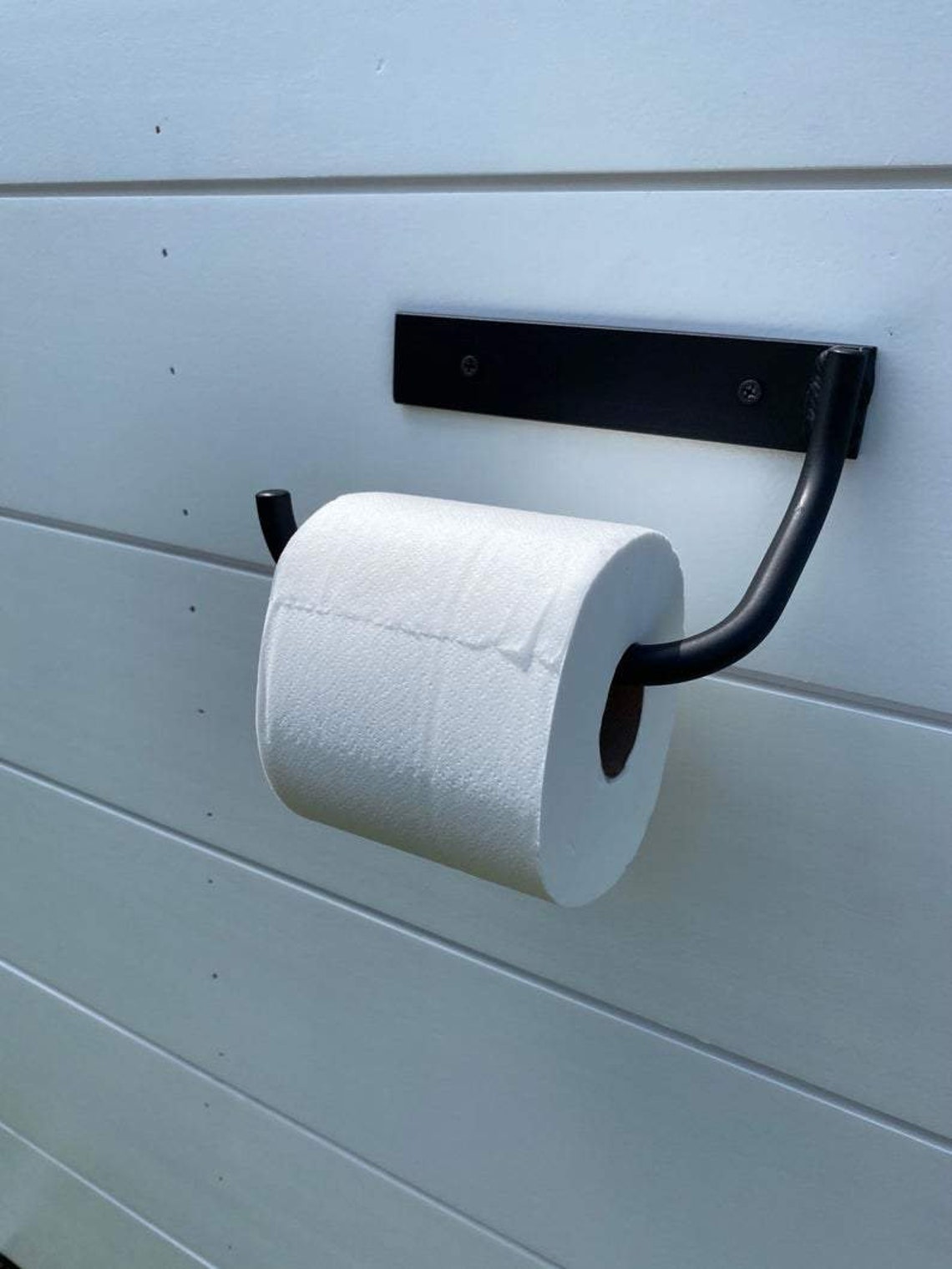 Soporte de papel higiénico herrajes de granero baño | Etsy