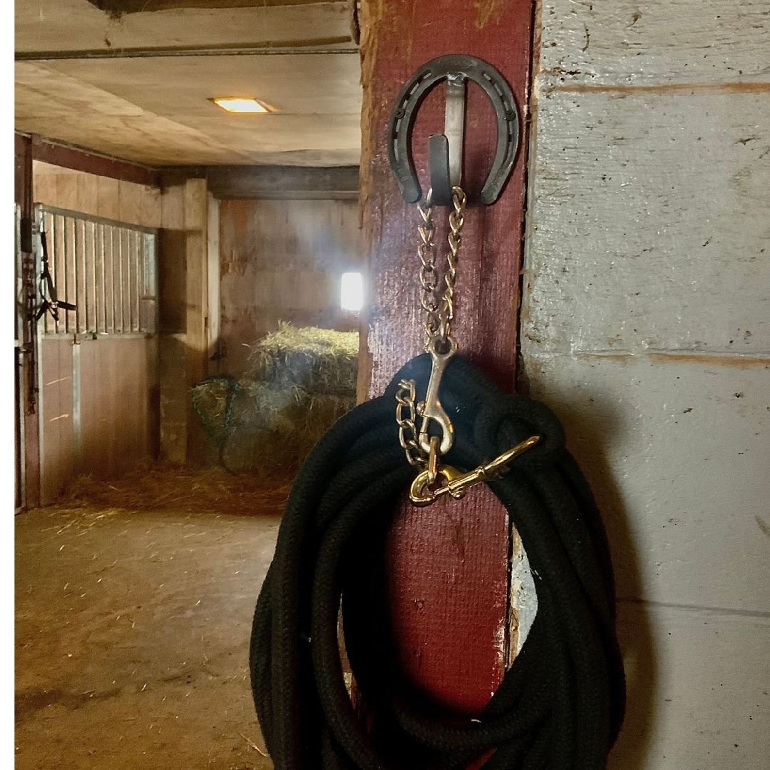 Horseshoe Wall Hook Rustic Barn Hook Barn Horse Tack Hook Etsy