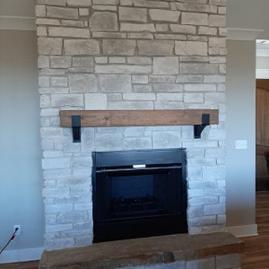 Bracket, Wood Shelf Support, Country Decor, Ranch Western Home, Shelf Corbel, Iron Support Bracket for Floating Shelf
