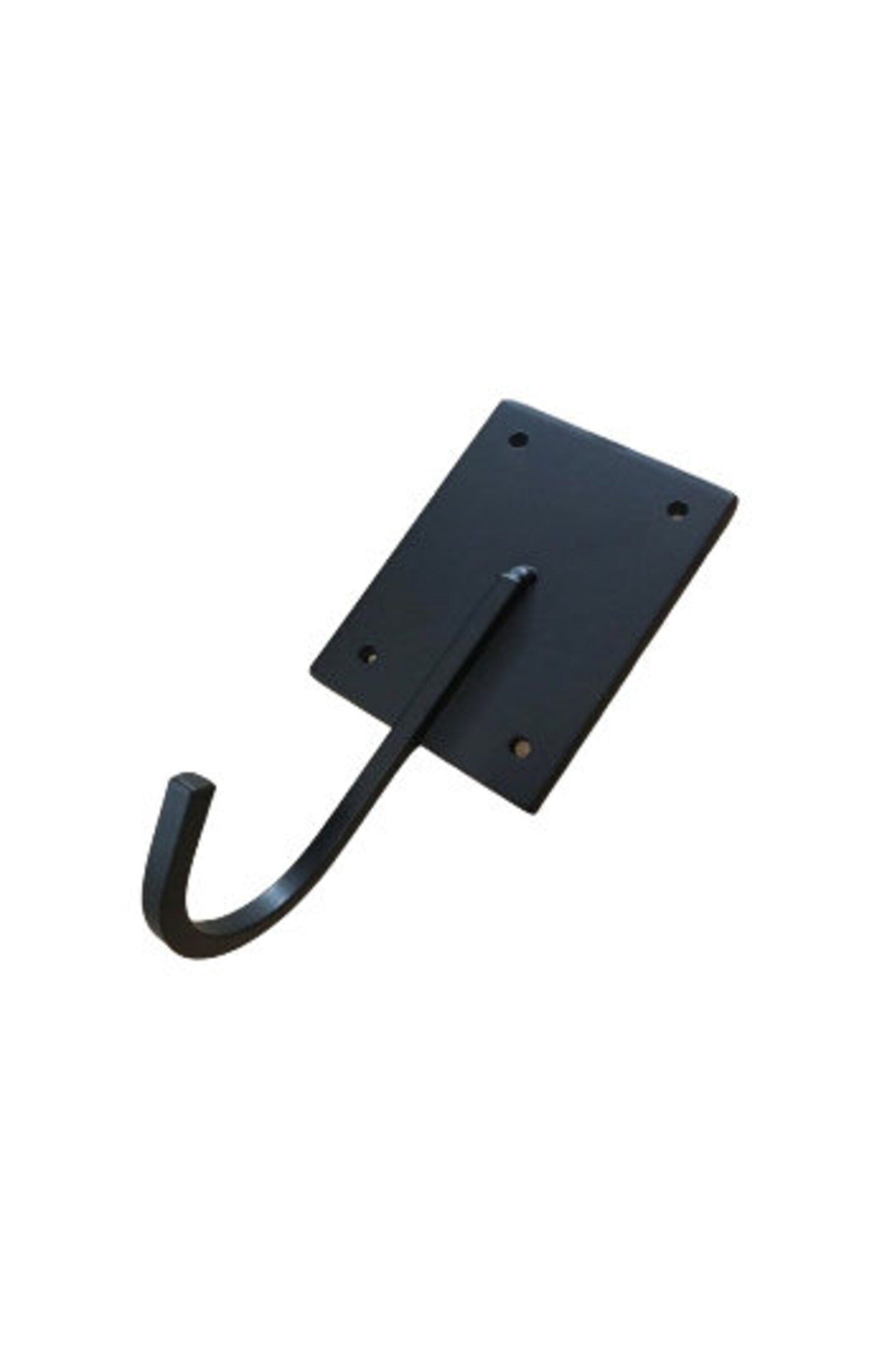 Single Hook Wall Mount Simple Wall Hook Steel Matte Black Etsy