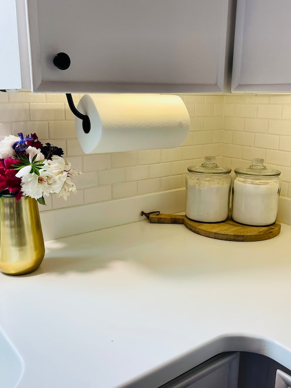 Paper Towel Holders - Under Cabinet Paper Towel Roll Rack Mount