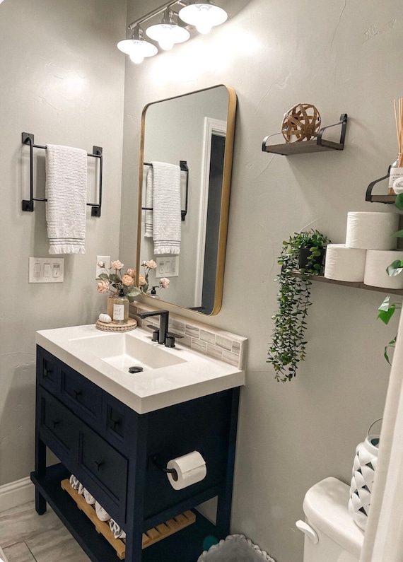 Silver Wall Mount Bath Towel Bar Holder Bathroom Shower Rack Home Decor Hardware Silver Wall Mount Bath Towel Bar Holder Bathroom Shower Rack Home Decor Hardware