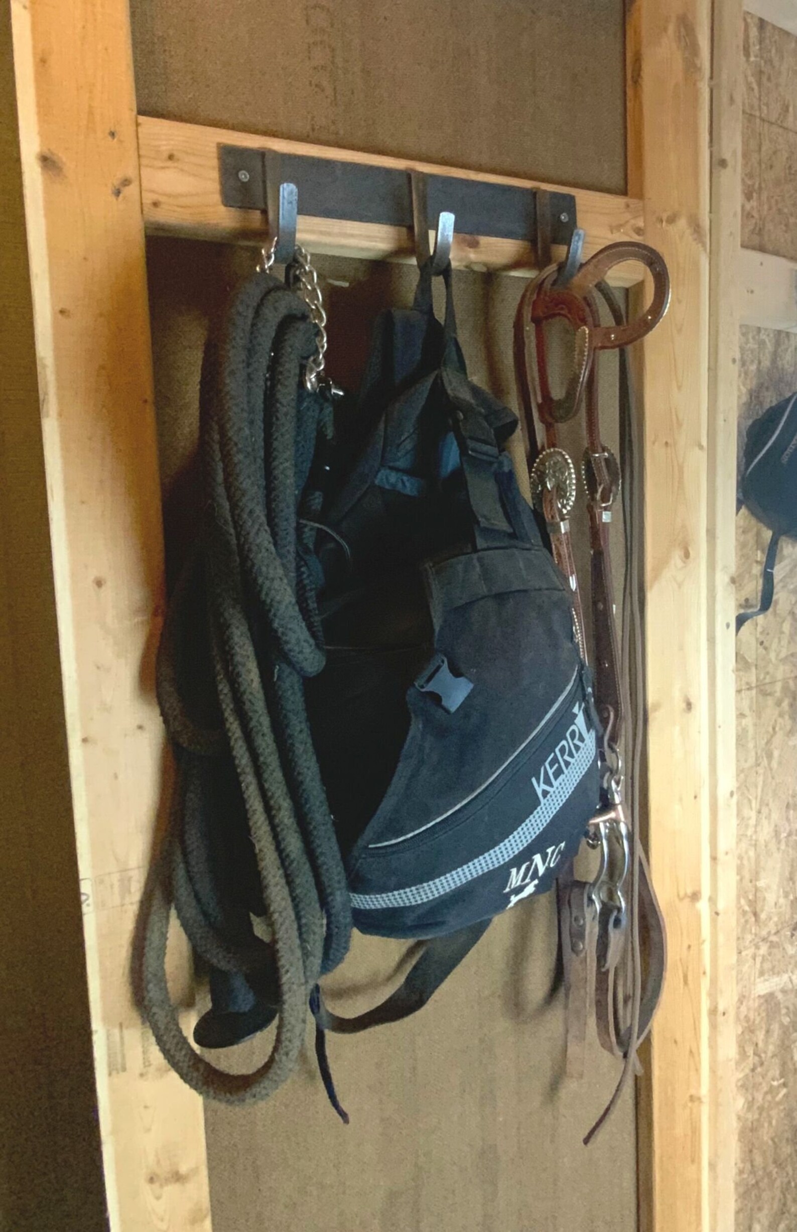 Horse Tack Hook Steel Tack Organization Stable Hook Black Etsy