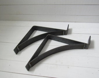 Farmhouse Steel Shelf Bracket, 2-Inch Wide, Made to Order