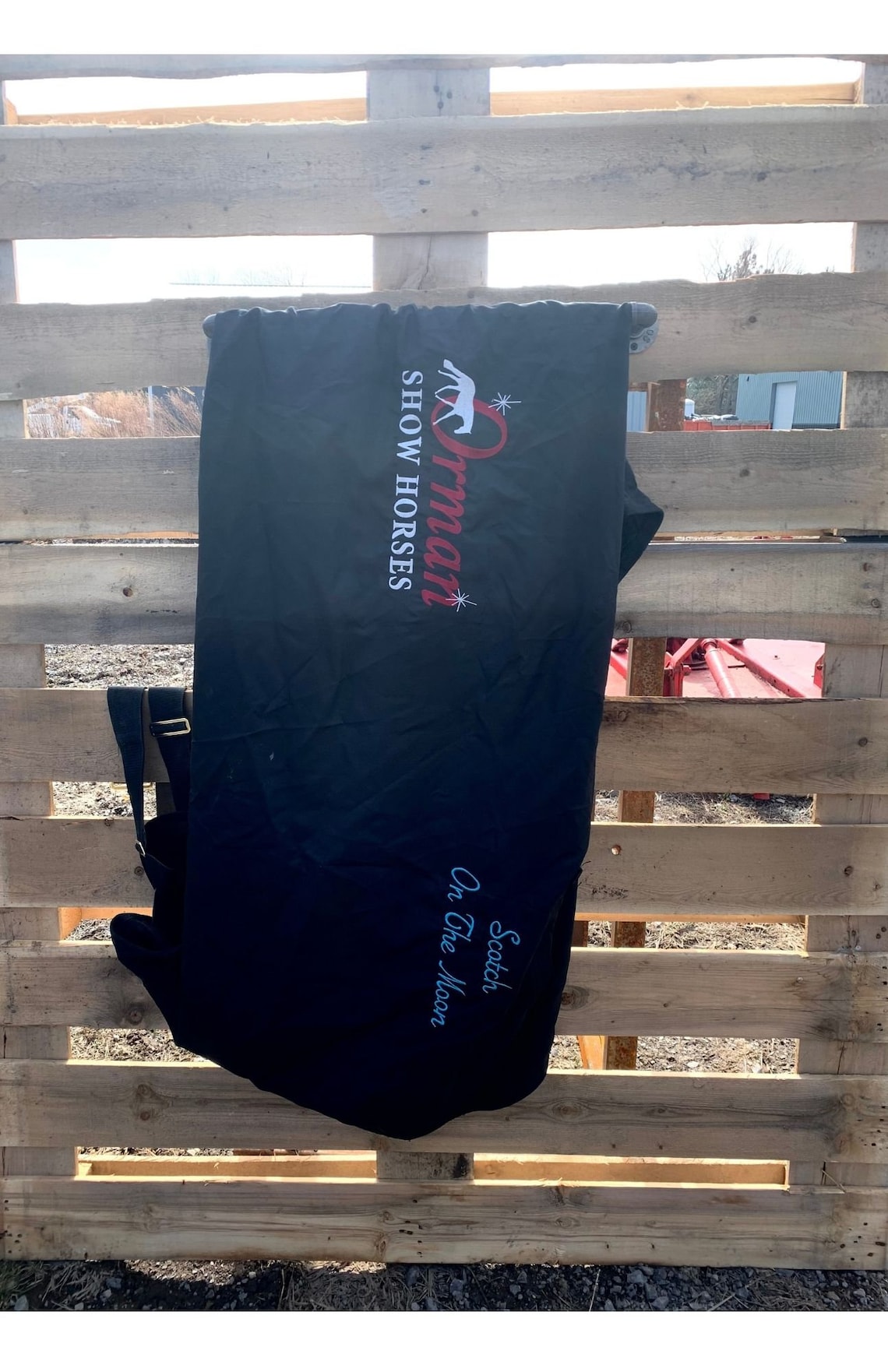 Mounted Horse Blanket Bar Pipe Blanket Bar Equestrian Etsy