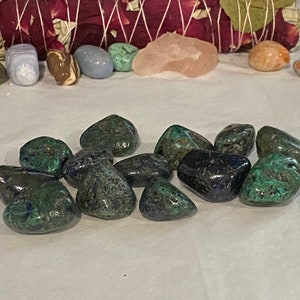 Azurite and Malachite Tumble