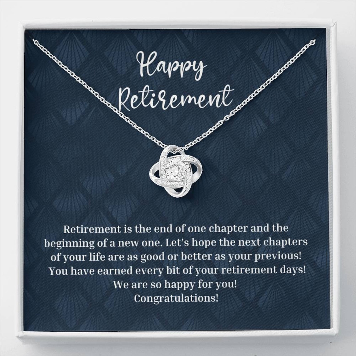 Retirement Necklace Retirement Gifts For Women Retirement Etsy