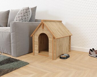 CNC犬小屋の設計図：DIY屋外木製犬小屋、大小サイズ - Etsy 日本