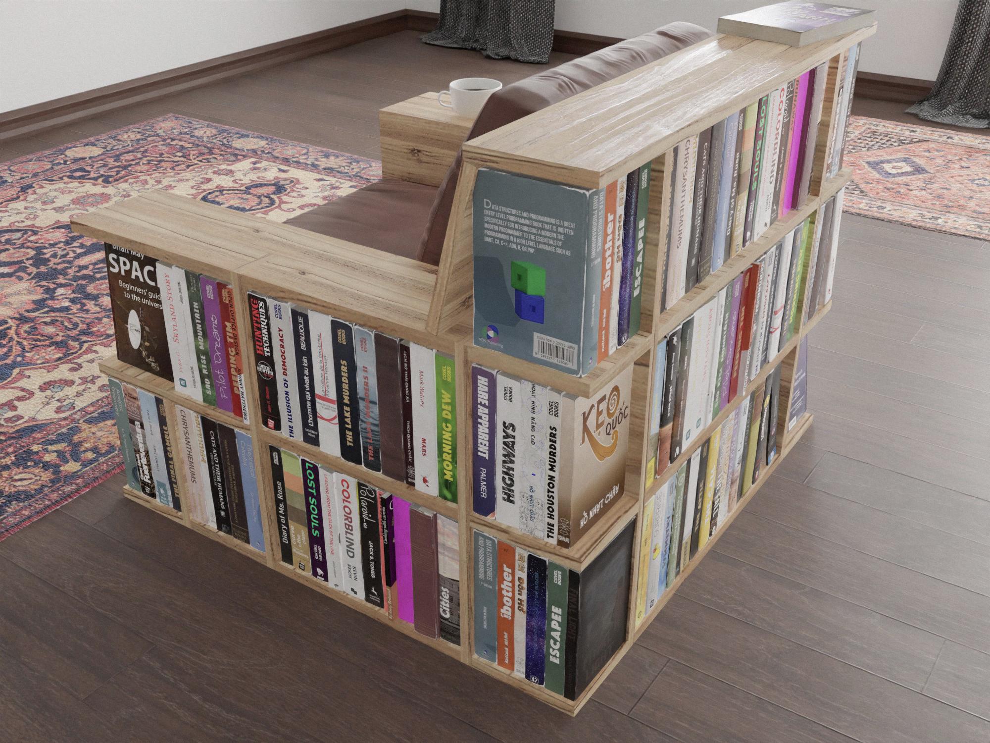 Bookcase Chair DIY Plan: CNC Cutting File (PDF Download) - Etsy