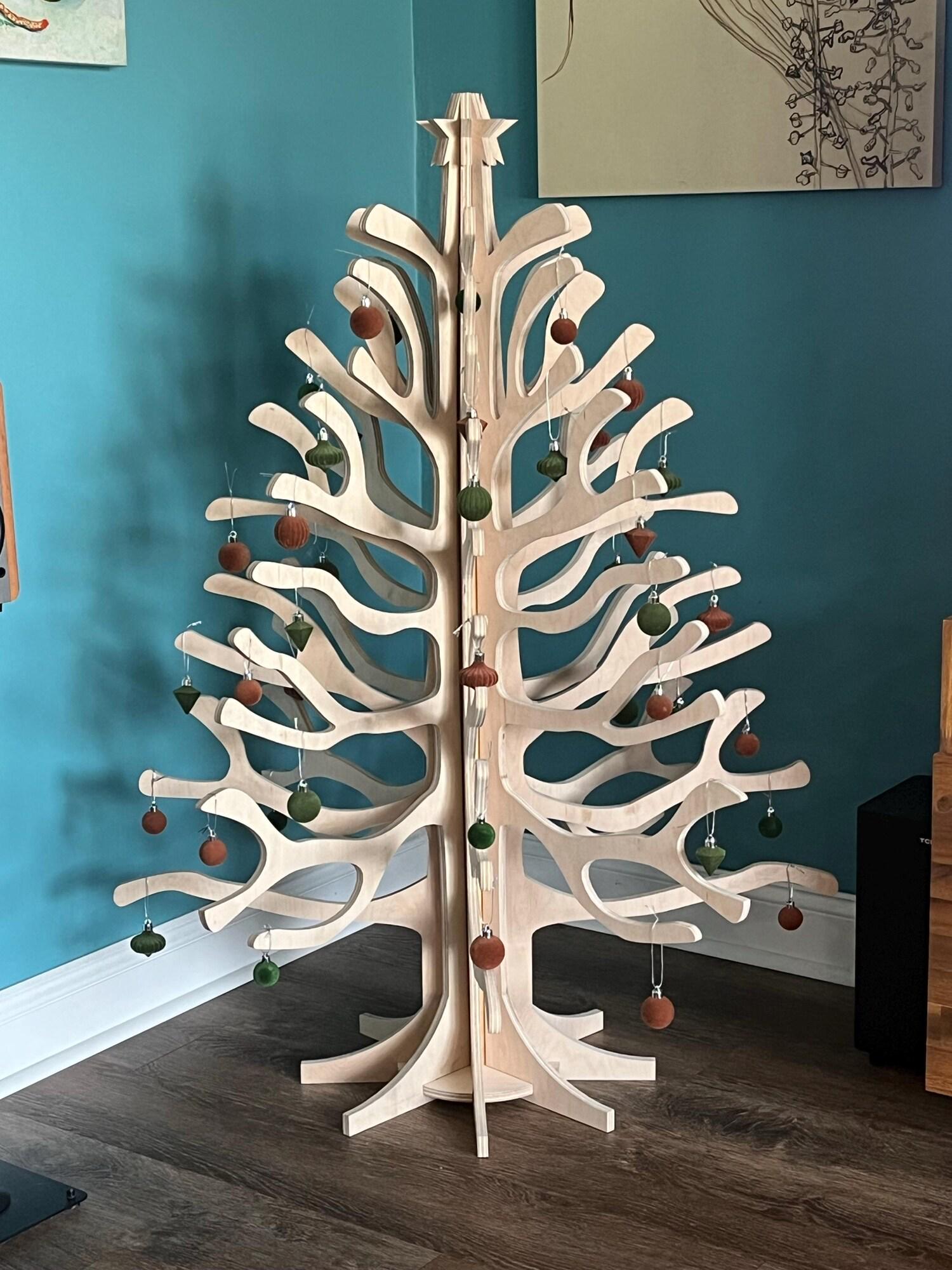 DIY Wooden Christmas Tree Building Plan: CNC Cutting Sheet