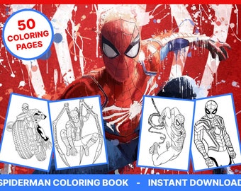 s Golden Spiderman Coloring Pages  Free