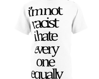 White sound for men,Unisex Cut & Sew Tee (AOP)