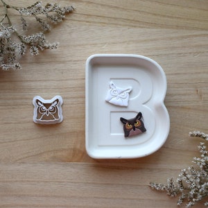 Owl Clay Cutter for Polymer Clay Earrings