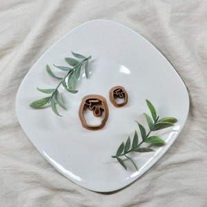 Embossed Honey Pot Cutters for Polymer Clay Earrings