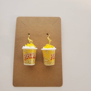 Movie Popcorn Earrings
