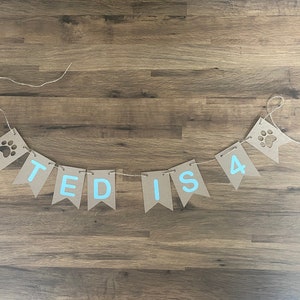 Pet Birthday Banner / Bunting