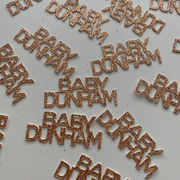 Personalised Baby Shower Table Confetti