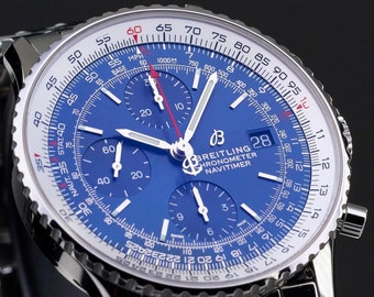 Breitling Navitimer Heritage blauwe wijzerplaat 41 mm 2022 A13324121C1A1, cadeaus voor hem, cadeaus voor mannen